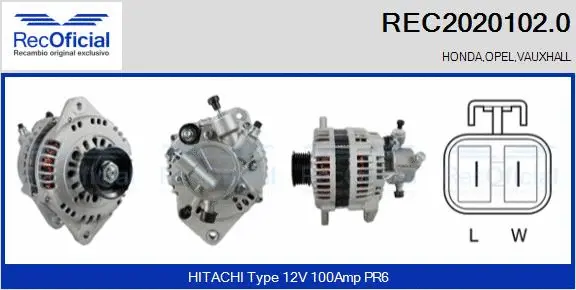 Alternator (REC2020102.0)