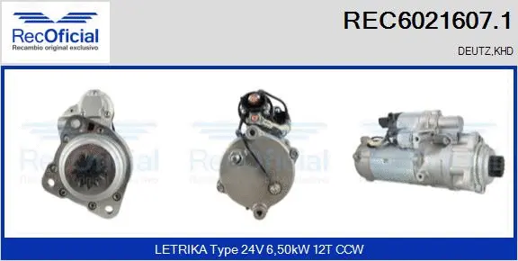 Starter (REC6021607.1)