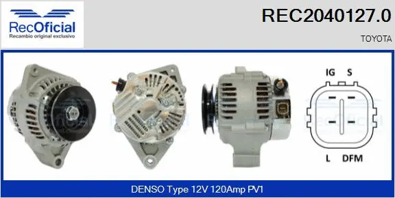 Alternator (REC2040127.0)