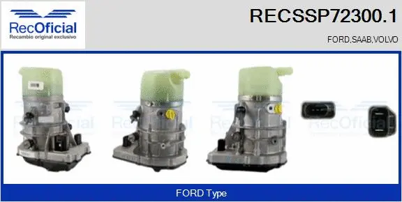 Hydraulic Pump, steering (RECSSP72300.1)