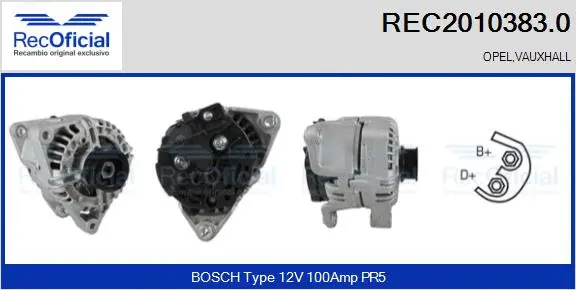 Alternator (REC2010383.0)