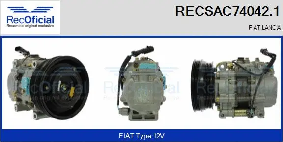 Compressor, air conditioning (RECSAC74042.1)