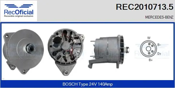 Alternator (REC2010713.5)