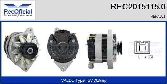 Alternator (REC2015115.0)