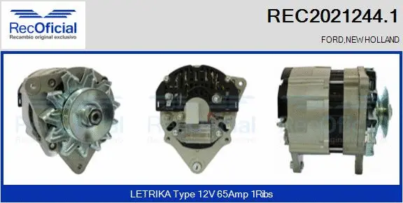 Alternator (REC2021244.1)