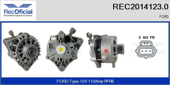 Alternator (REC2014123.0)