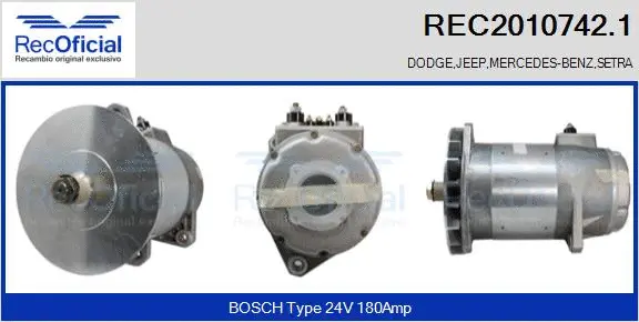 Alternator (REC2010742.1)