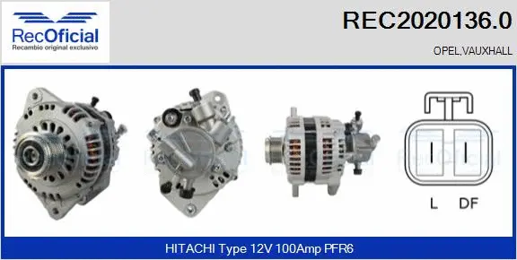 Alternator (REC2020136.0)