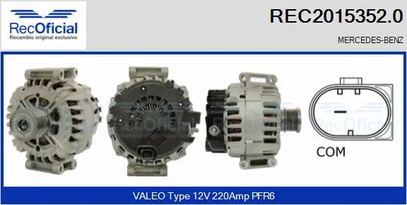 Alternator (REC2015352.0)
