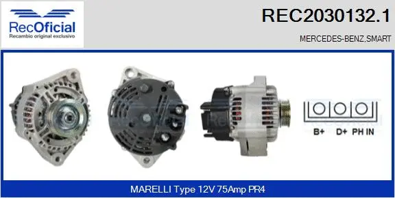 Alternator (REC2030132.1)