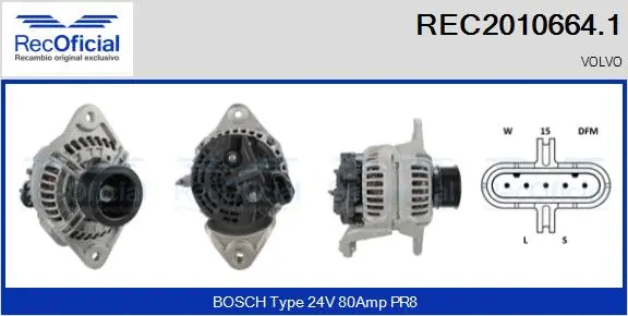 Alternator (REC2010664.1)