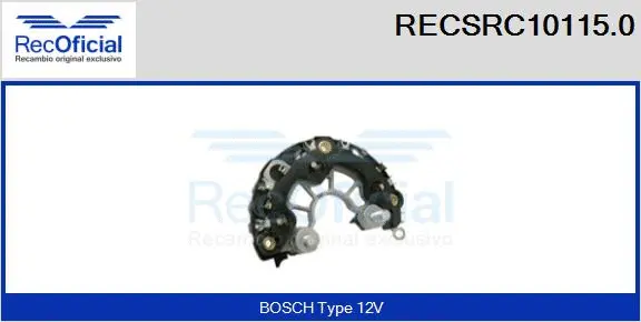 Rectifier, alternator (RECSRC10115.0)