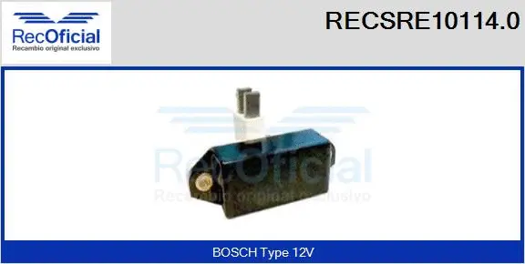Alternator Regulator (RECSRE10114.0)