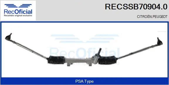 Steering Gear (RECSSB70904.0)