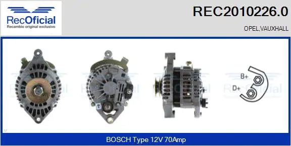 Alternator (REC2010226.0)