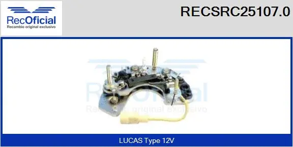 Rectifier, alternator (RECSRC25107.0)