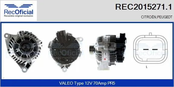 Alternator (REC2015271.1)