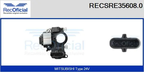 Alternator Regulator (RECSRE35608.0)