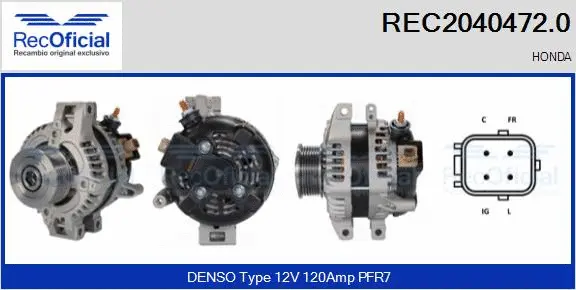 Alternator (REC2040472.0)
