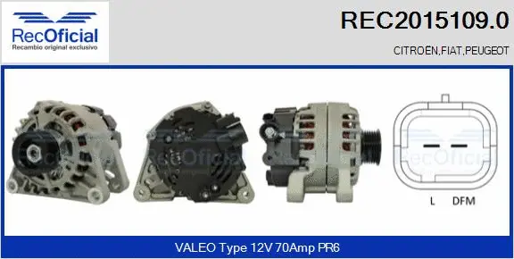 Alternator (REC2015109.0)