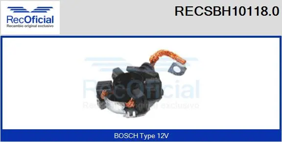 Holder, carbon brushes (RECSBH10118.0)