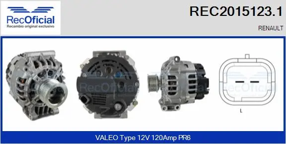 Alternator (REC2015123.1)