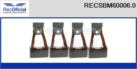 Carbon Brush, starter (RECSBM60006.0)