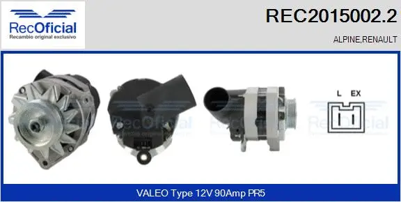 Alternator (REC2015002.2)