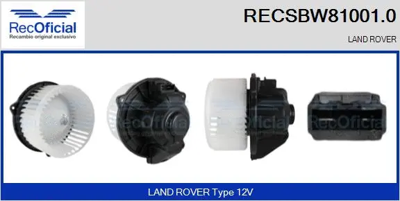 Interior Blower (RECSBW81001.0)