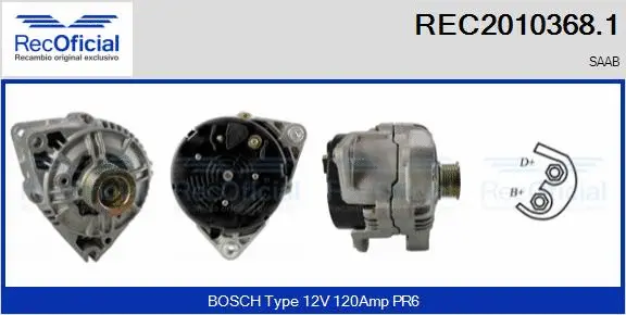 Alternator (REC2010368.1)