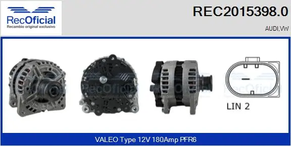 Alternator (REC2015398.0)