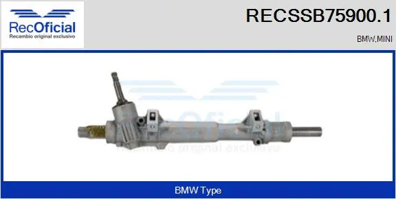 Steering Gear (RECSSB75900.1)