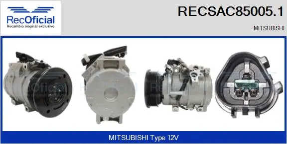 Compressor, air conditioning (RECSAC85005.1)