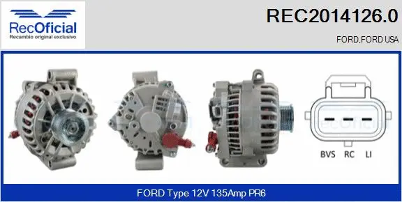 Alternator (REC2014126.0)