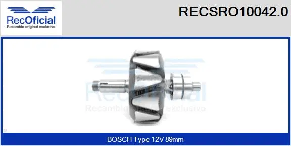 Rotor, alternator (RECSRO10042.0)