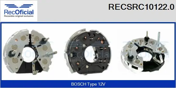 Rectifier, alternator (RECSRC10122.0)