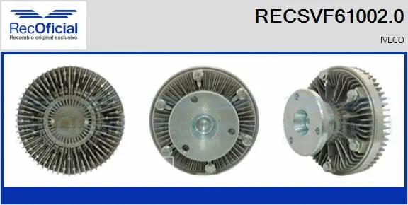 Clutch, radiator fan (RECSVF61002.0)