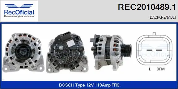 Alternator (REC2010489.1)