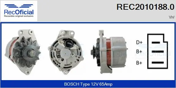Alternator (REC2010188.0)
