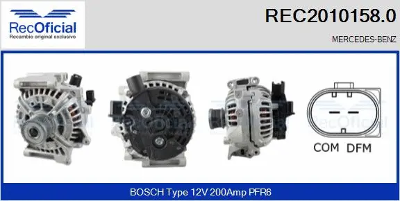Alternator (REC2010158.0)