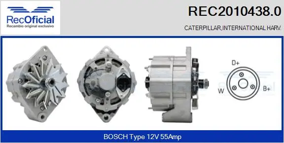 Alternator (REC2010438.0)