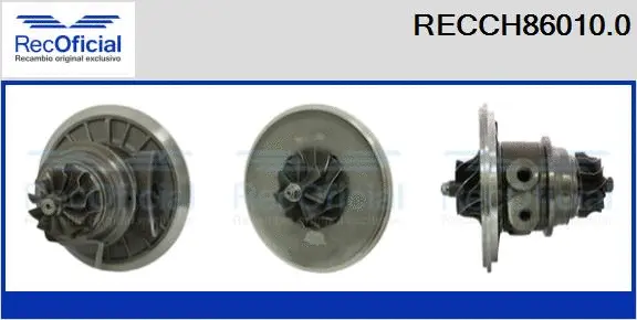Core assembly, turbocharger (RECCH86010.0)