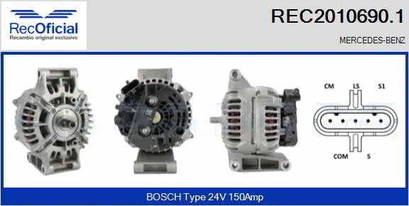 Alternator (REC2010690.1)