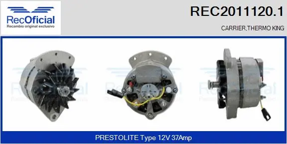 Alternator (REC2011120.1)