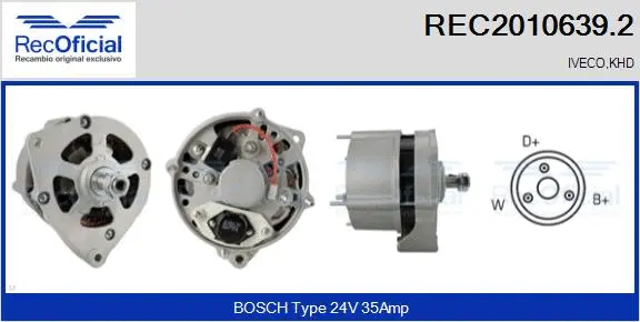 Alternator (REC2010639.2)