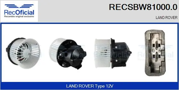 Interior Blower (RECSBW81000.0)