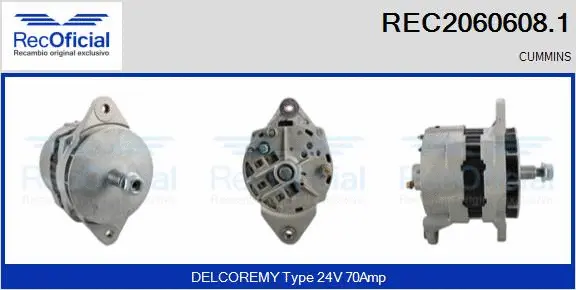 Alternator (REC2060608.1)
