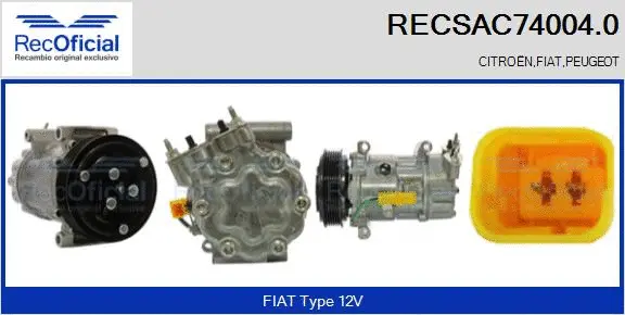 Compressor, air conditioning (RECSAC74004.0)