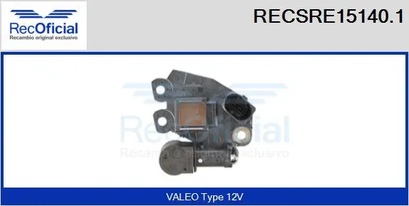 Alternator Regulator (RECSRE15140.1)