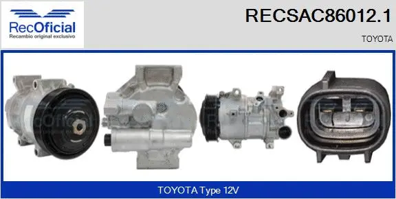 Compressor, air conditioning (RECSAC86012.1)